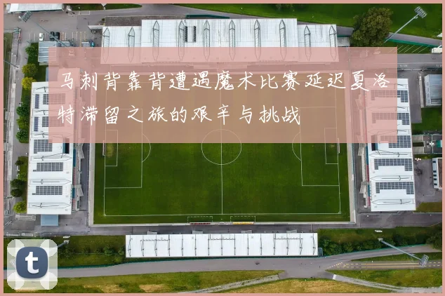马刺背靠背遭遇魔术比赛延迟夏洛特滞留之旅的艰辛与挑战