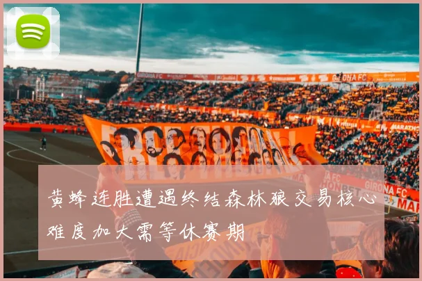 黄蜂连胜遭遇终结森林狼交易核心难度加大需等休赛期